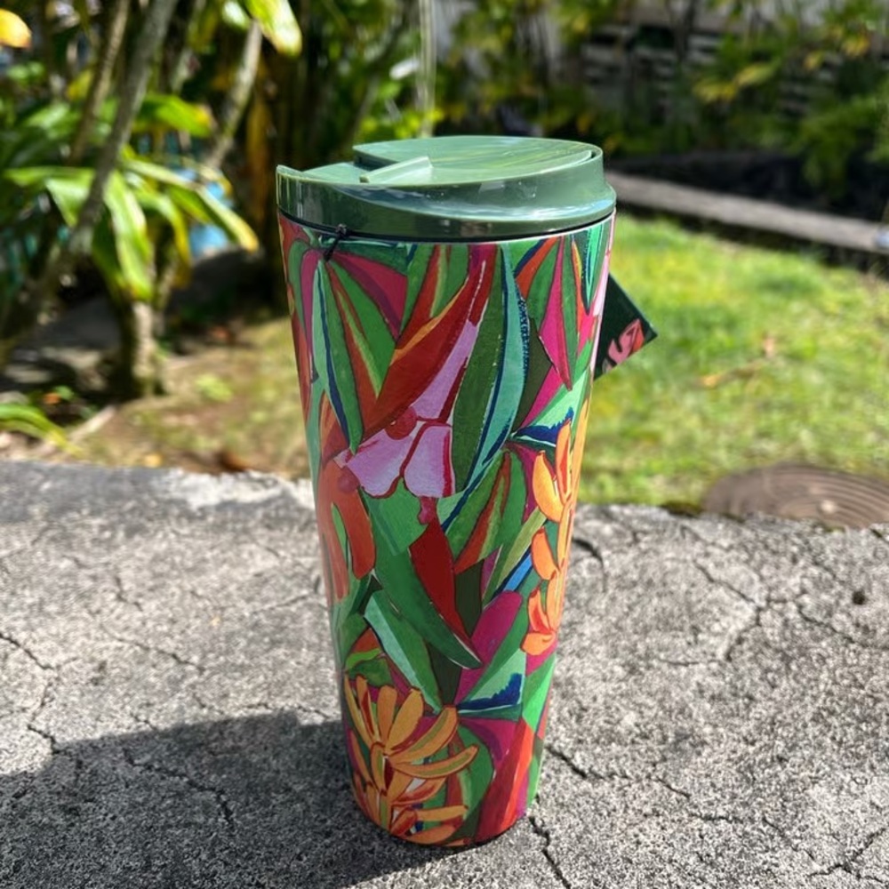 Starbucks Colorful Floral Water Bottle